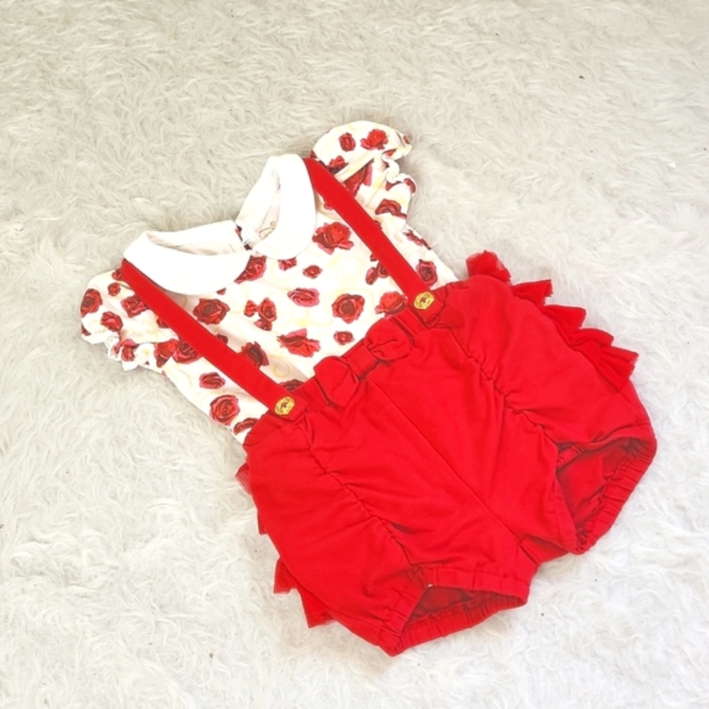 Disney baby Tutu Couture Belle outfit costume infant outfit ruffle 6-9 mo
